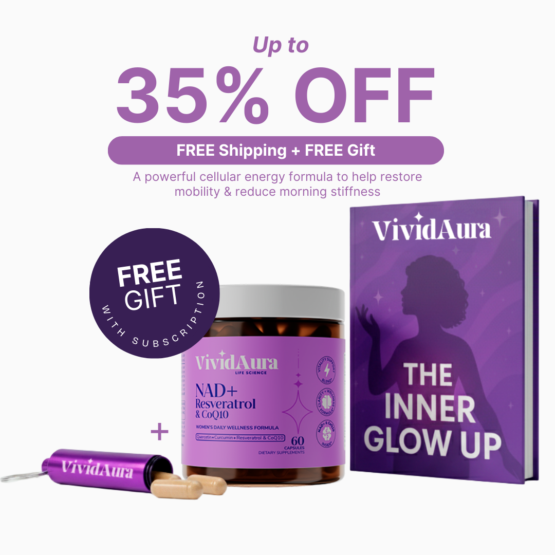 VividAura NAD+ Women's Daily Radiance Wellness Formula