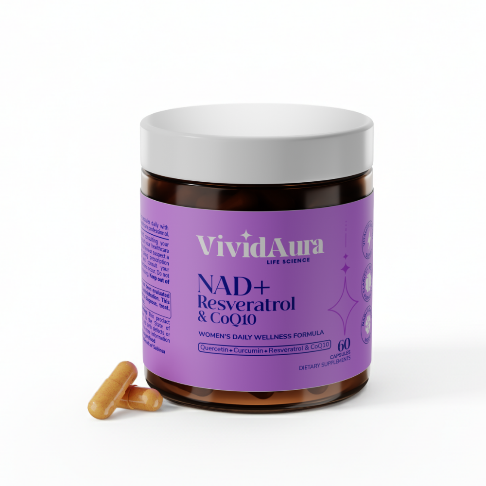 VividAura NAD+ Women's Daily Radiance Wellness Formula