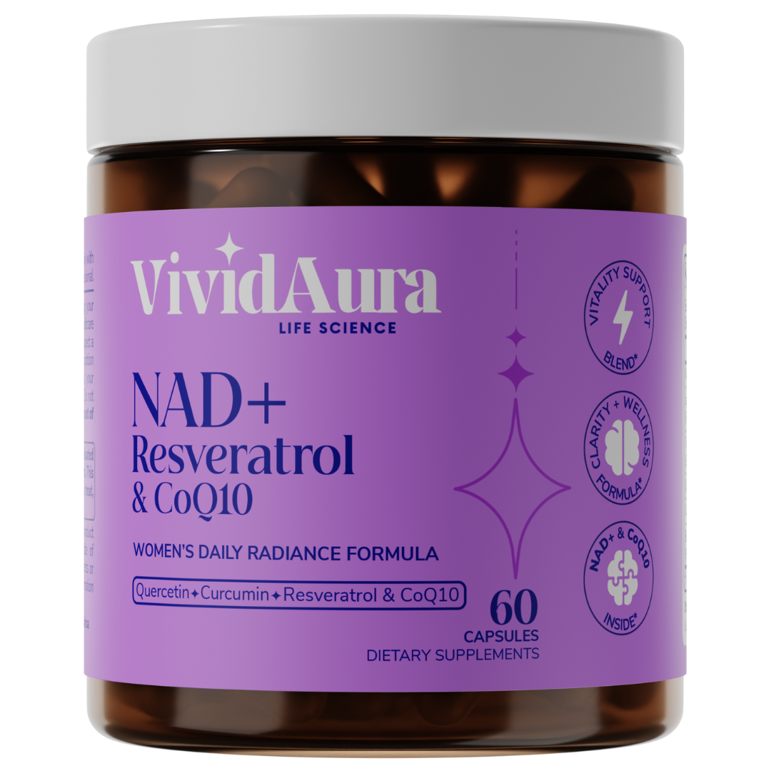 VividAura NAD+ Women's Daily Radiance Wellness Formula